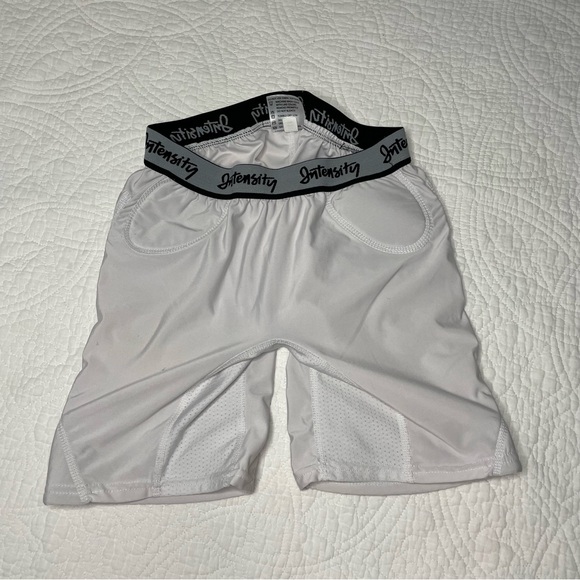 Intensity White Softball Padding Shorts - Picture 1 of 3